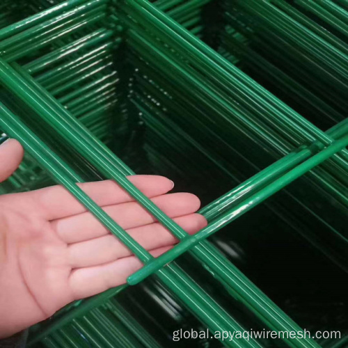 Coated Welded Wire Mesh Fence 3D V Bend Welded Wire Mesh Fence Factory